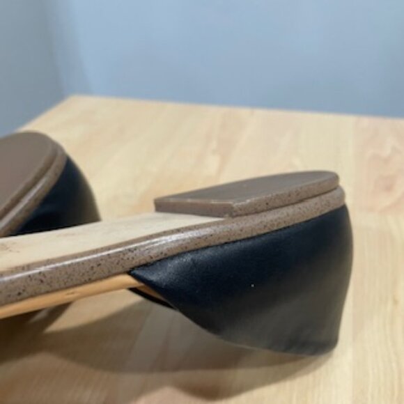 J. Crew Morgan Leather Peep Toe Flats - Picture 7 of 10